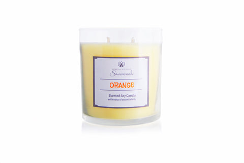 Orange Scented Soy Candle 12 oz
